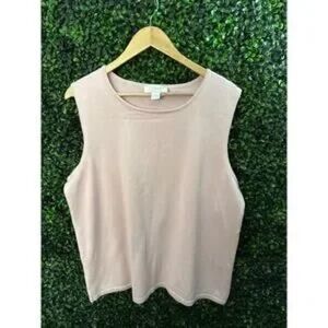 Women's Sleeveless Top - Cream